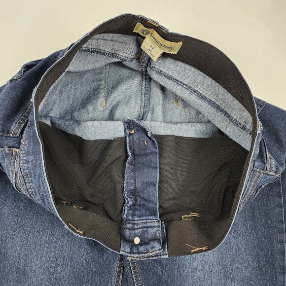 Democracy Jeans Womens 14 Blue AB Technology Skinny Ankle (34x27) B1304Q4V4XX - Picture 5 of 10